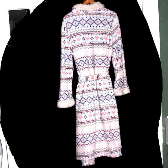 Secret Treasures Multicolor Fleece Robe Womens' Size XL (16-18) - Picture 2 of 7